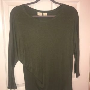 Green 3/4 Sleeve Shirt